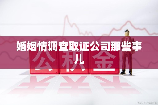金门婚姻情调查取证公司那些事儿