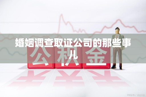 金门婚姻调查取证公司的那些事儿
