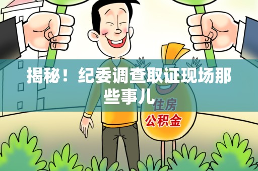 金门揭秘！纪委调查取证现场那些事儿