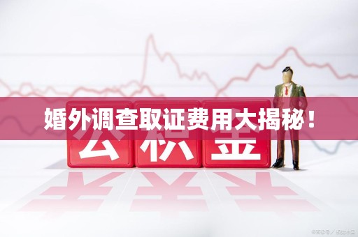 金门婚外调查取证费用大揭秘！