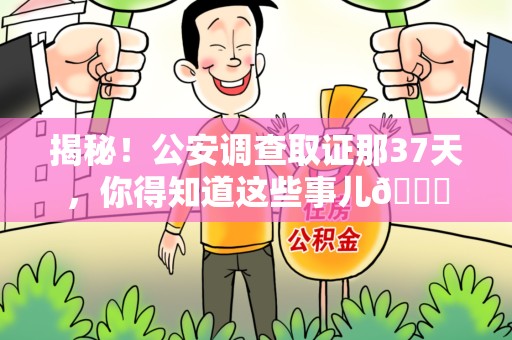 金门揭秘！公安调查取证那37天，你得知道这些事儿😎